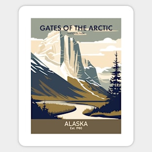 GATES OF THE ARCTIC NATIONAL PARK Art Sticker